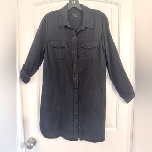 Lucky Brand Black Shirt Dress
